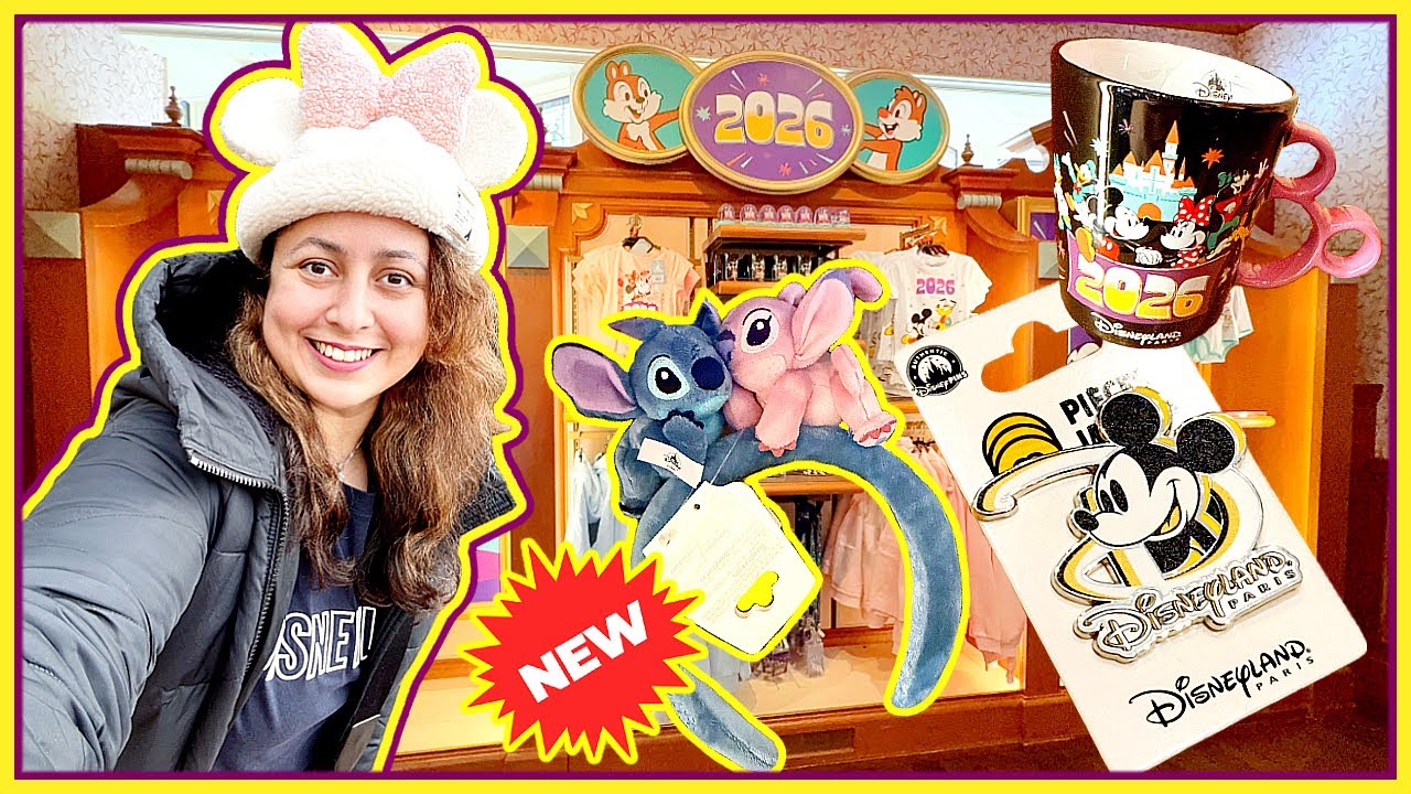Disneyland Paris NEW Merchandise! SHOPPING on Main Street USA | January SALES & More 2026