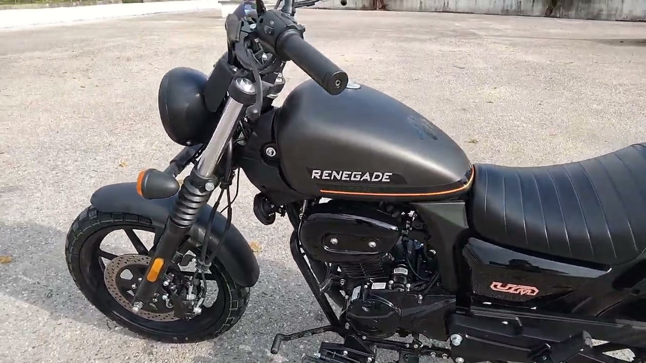 UM Renegade Sport 125 - All Black / Alterações à Mota