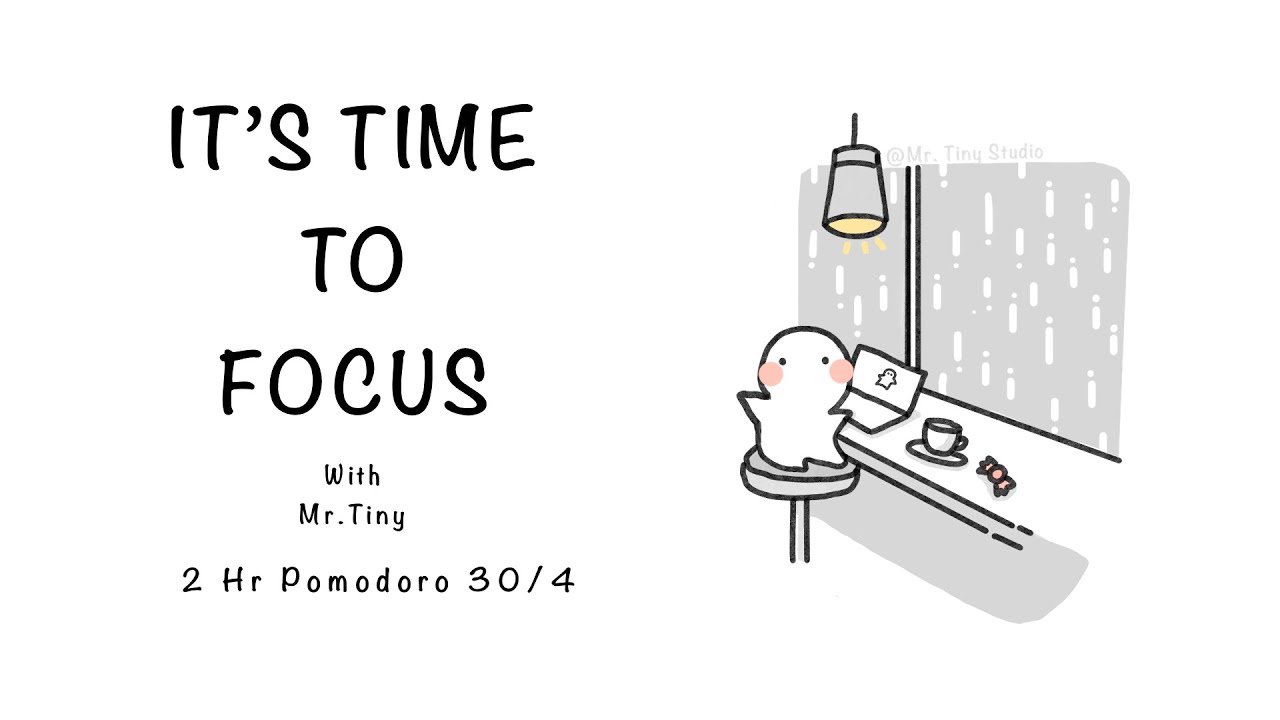 4-HOUR STUDY WITH ME | Rainy Lofi | Pomodoro timer 4x50| Study & Work | Deep Focus | Lofi 🌧☕