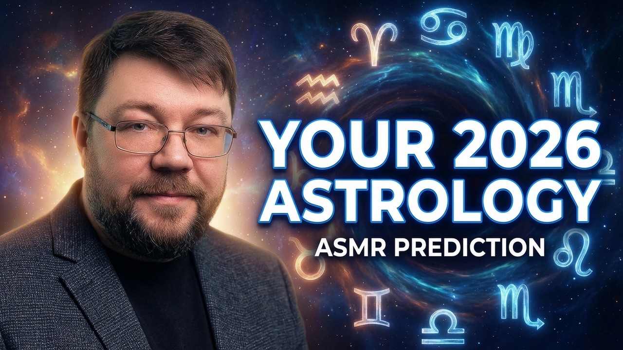 ASMR - Astrological Prediction 2026!  Soft voice and Russian accent included! Echoes and music!