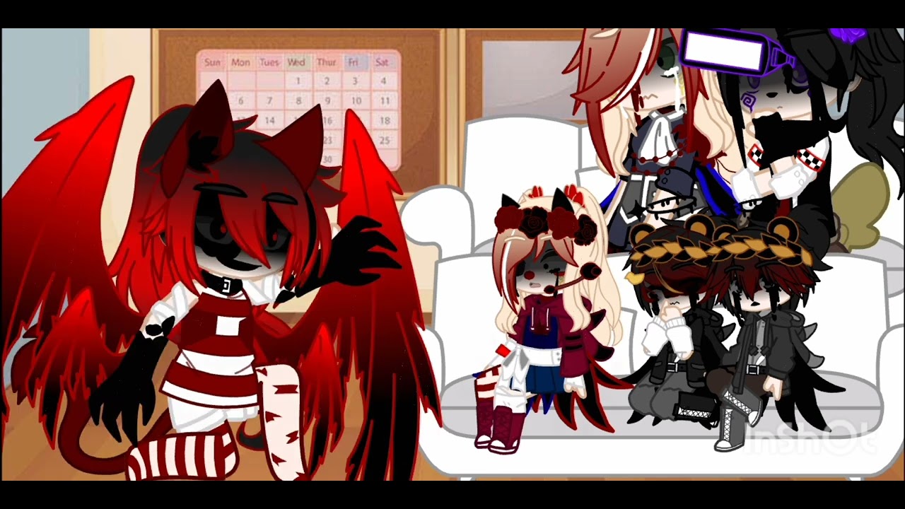 {} Aftons react to Michael's AUs {} this took so long my storage is dead {}  #gachaclub #gacha