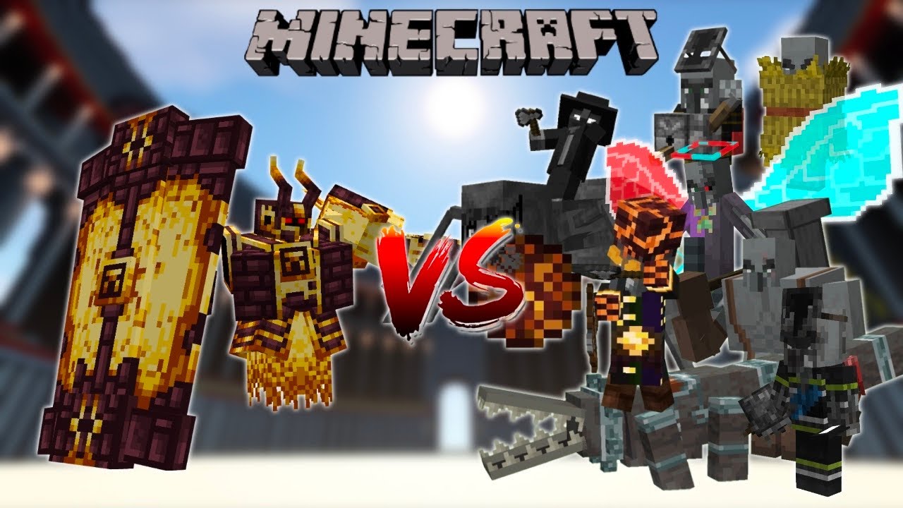 COMPLETED Ignis vs UPDATED Illage and SpillageㅣMinecraft Mob Battle