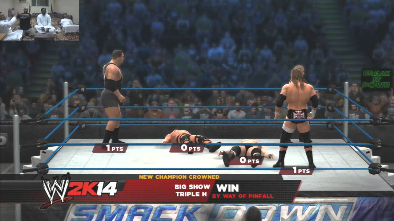لعبة المصارعه #WWE2K14 | ثــلاث مـباريـات فرق ثنائيه Tag Team