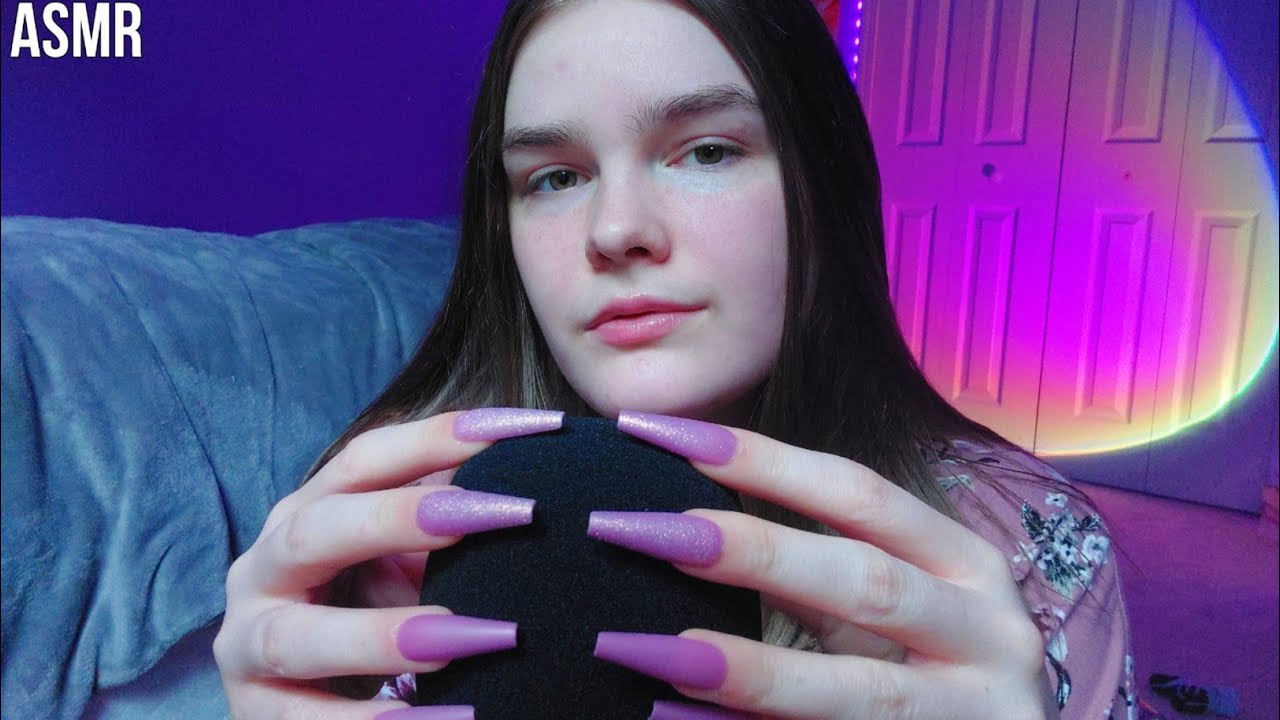 Fast and Aggressive Mic Scratching with Foam Cover⚡️| ASMR