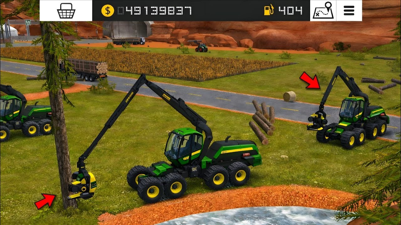 Use John Deere Tree Cutting Gameplay in Fs 18 ! Fs18 Multiplayer - How To Cut a Tree | #fs18 