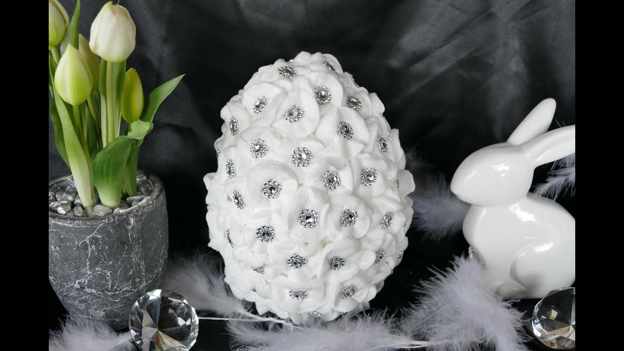 DIY Osterei – Frühlingsdeko – spring decoration – dekoracje wiosenne – Diseño de huevo de pascua