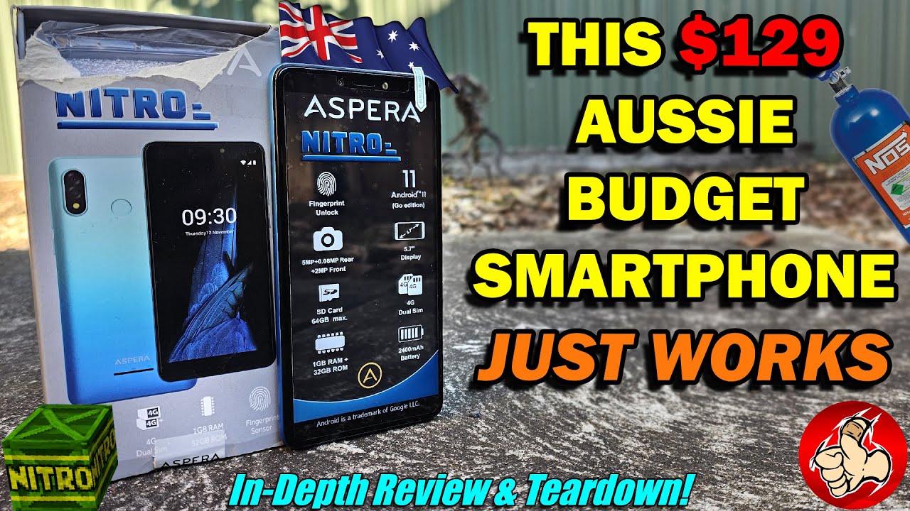 ASPERA NITRO Review: This Australian Smartphone JUST works...it's far from a 