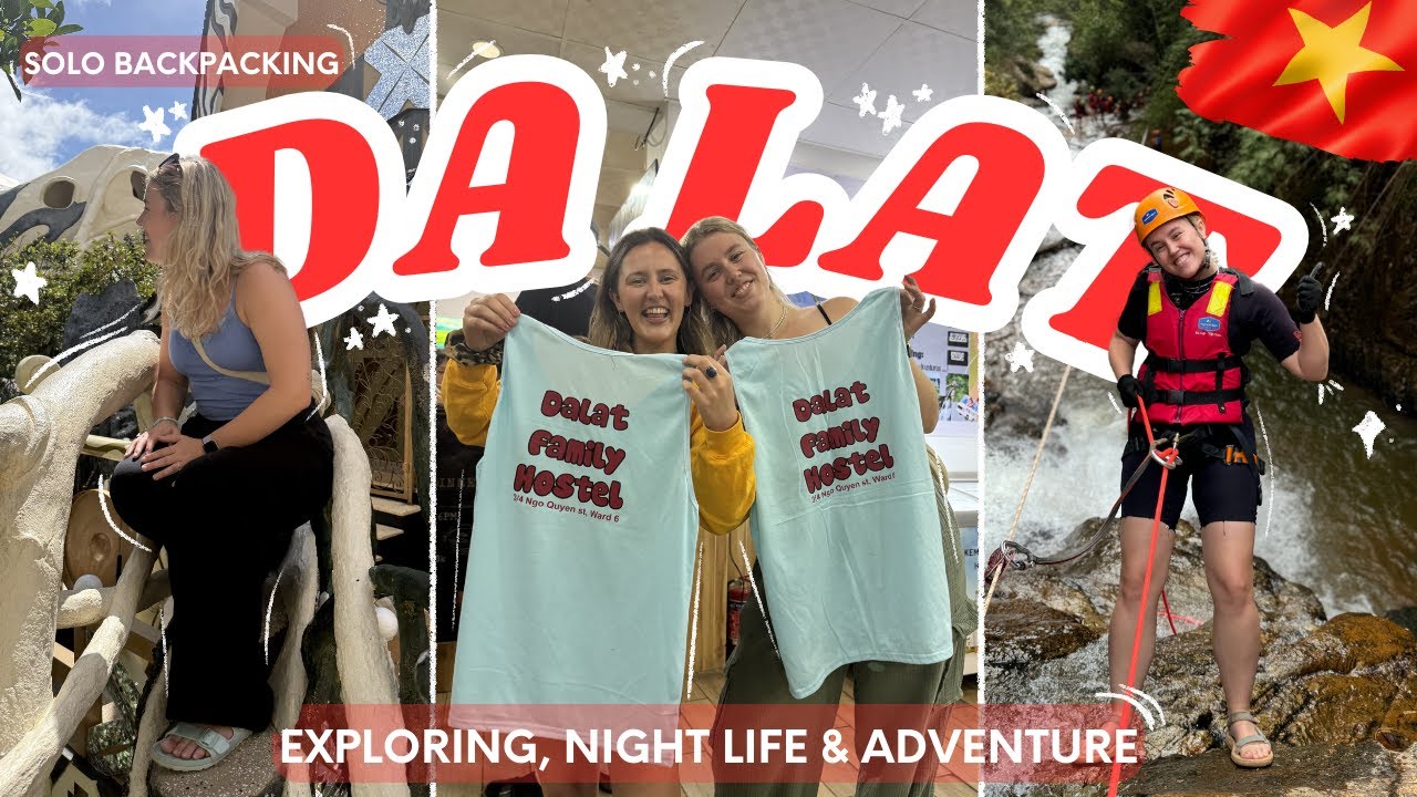 SOLO BACKPACKING IN DA LAT, VIETNAM 🇻🇳 | 3-Day Adventure Vlog