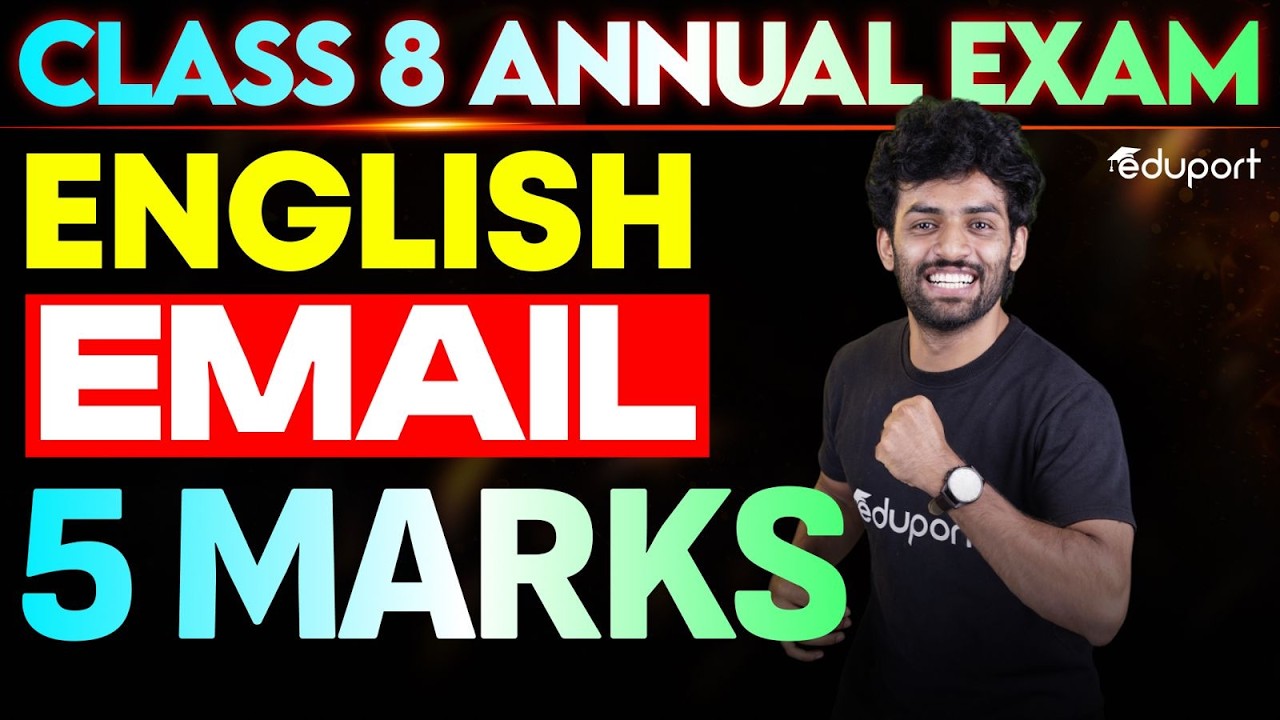 How to Write an Email | English Discourse | Class 8 English | Eduport