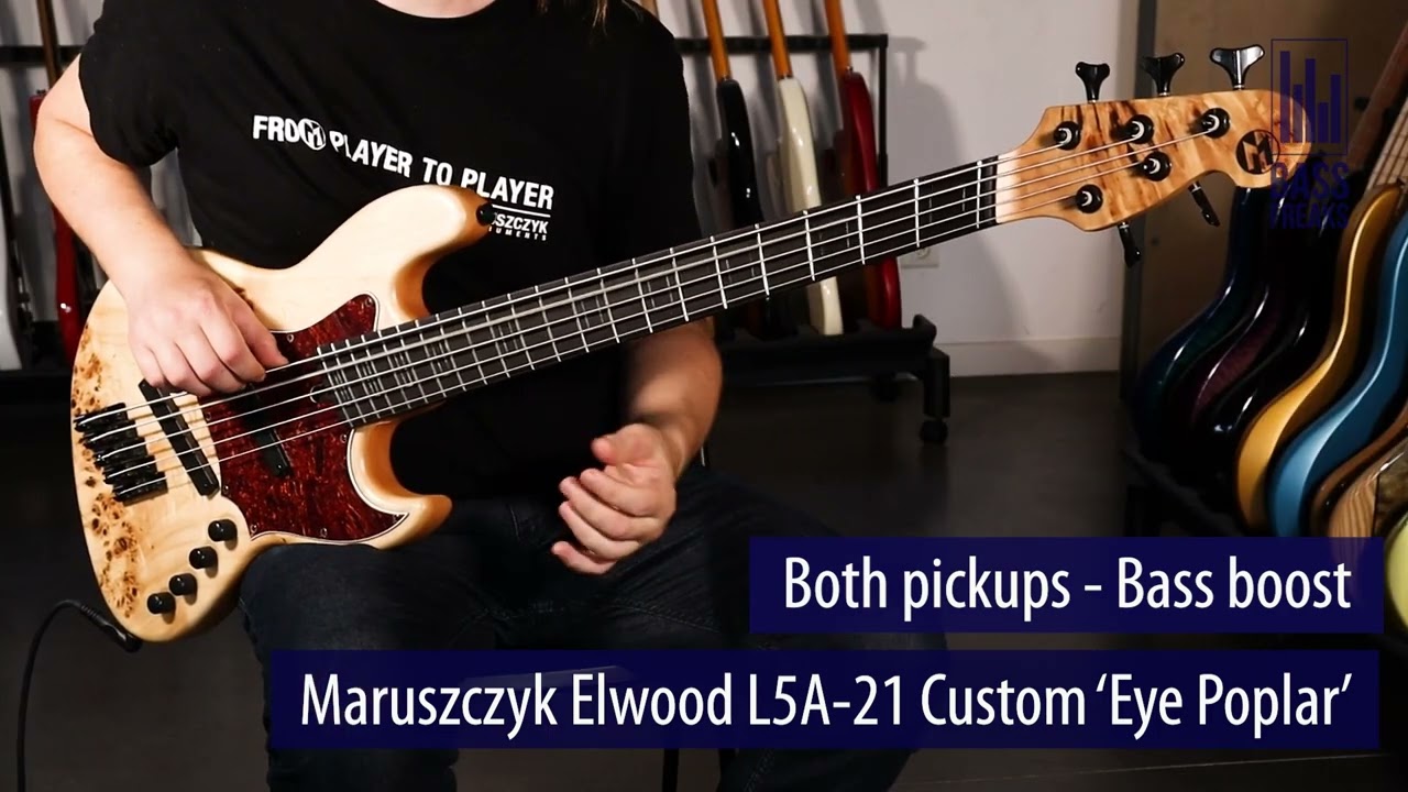 Maruszczyk Elwood L5A-21 Custom Live Demo - BassFreaks.net