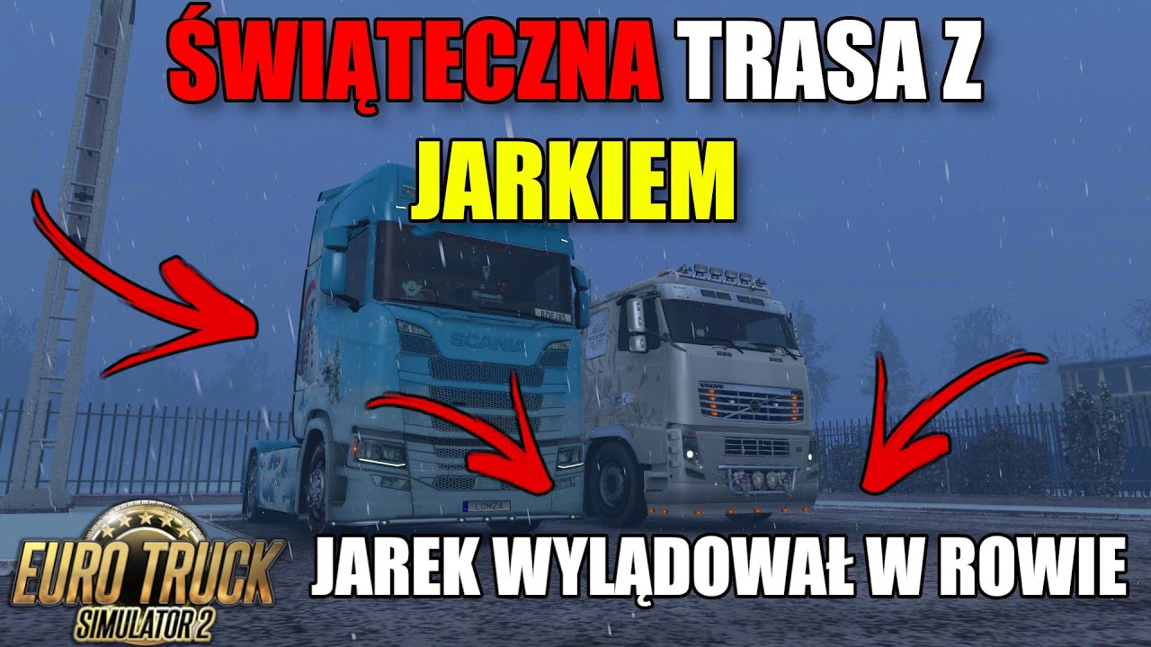 Świąteczna trasa z JARUSIEM-Jarek wylądował w ROWIE! /w Mega Koliz