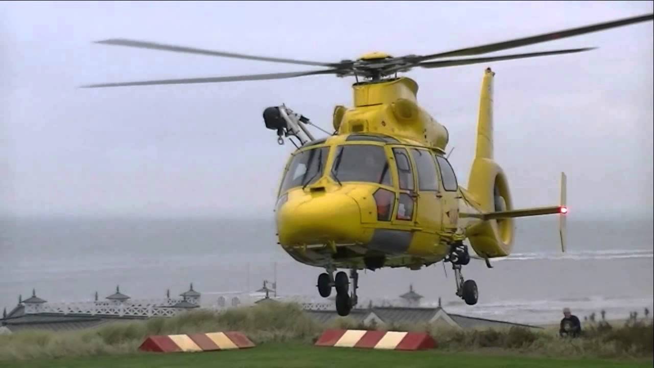 KNRM Katwijk oefent met NHV SAR helikopter