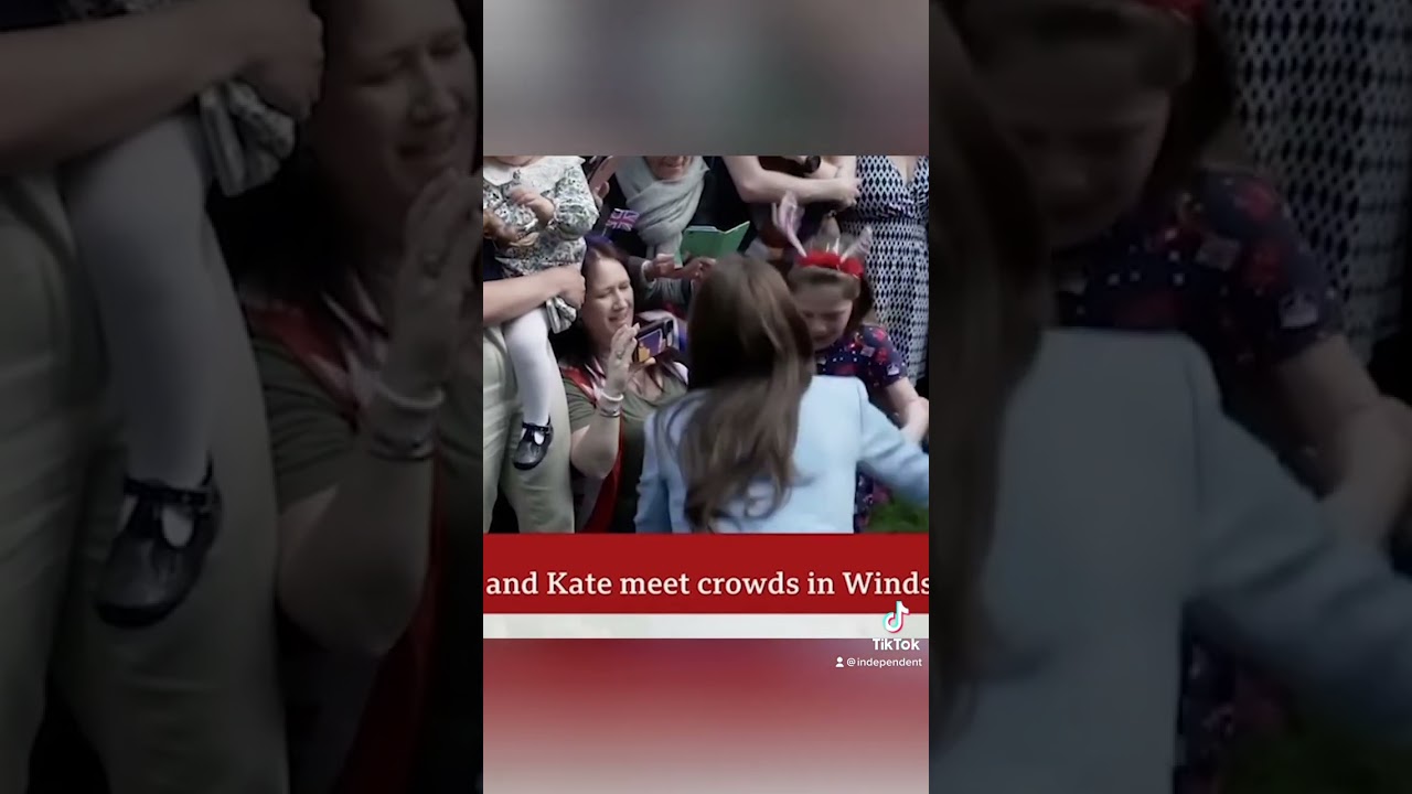 Princess of Wales comforts crying girl ahead of coronation concert #news #shorts