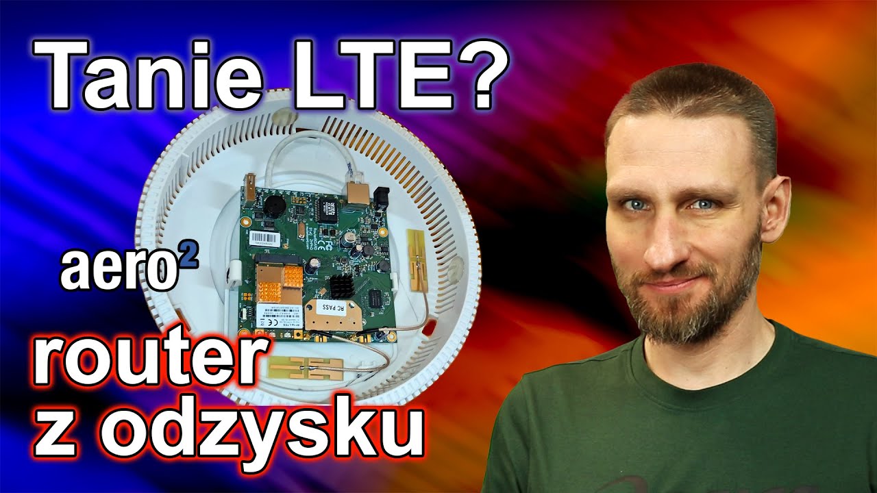 Łącze zapasowe na działkę z Aero2, router LTE na częściach z odzysku