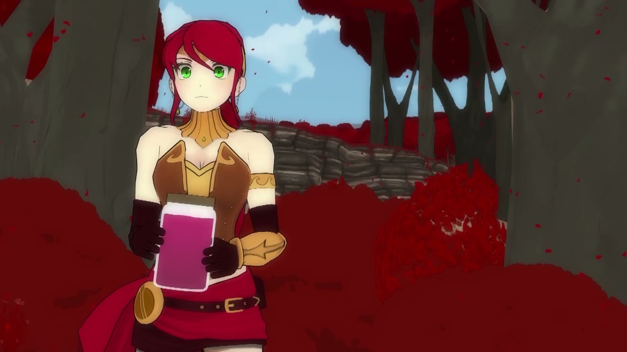 Nora Valkyrie eats all of pyrrha Nikos's tree sap