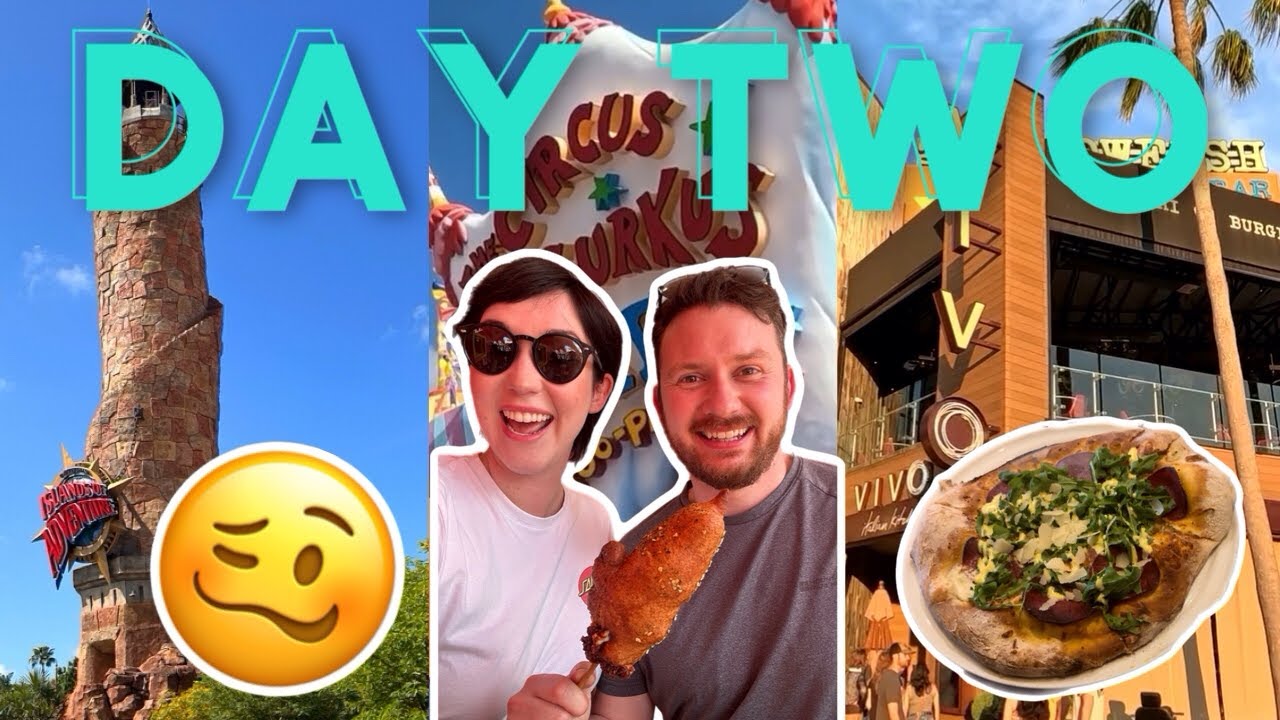 Day 2 | Universal Orlando Islands of Adventure| Circus McGurkus | Dinner at Vivo Italian in Citywalk