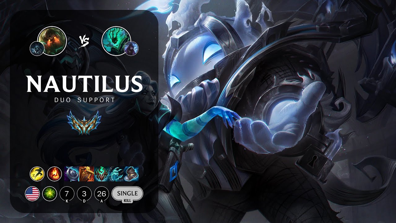 Nautilus Support vs Thresh - NA Challenger Patch 13.13