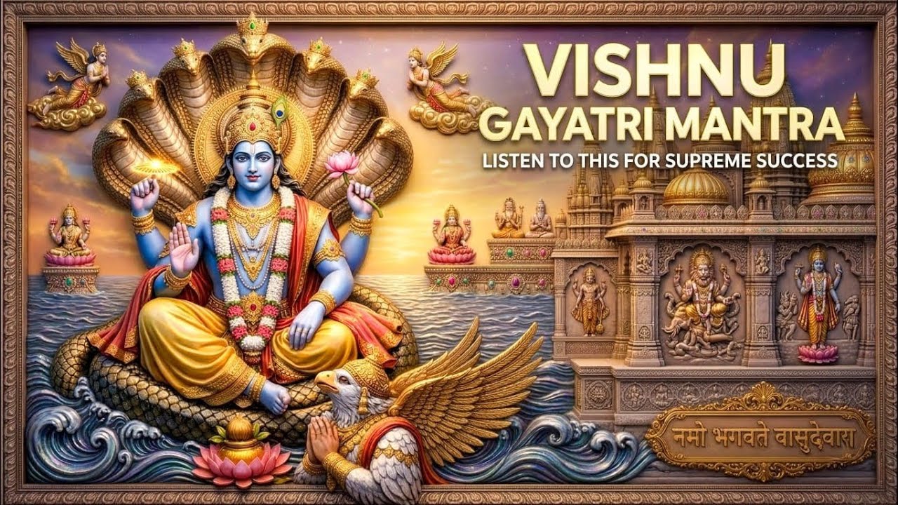 Listen to This for Supreme Success 🙏 Vishnu Gayatri Mantra | My bhakti 𝗣𝘂𝗿𝗽𝗼𝘀𝗲