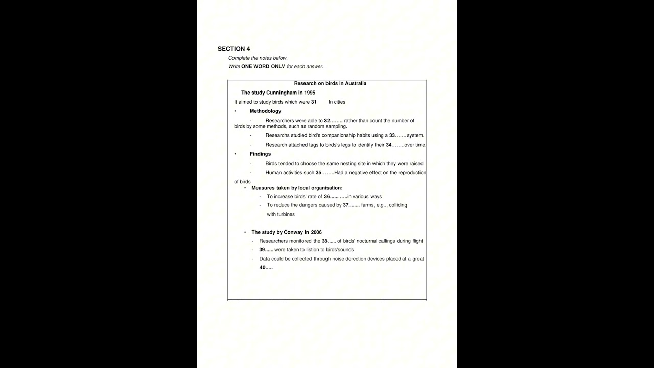 Vol 1 - test 6 - section 4