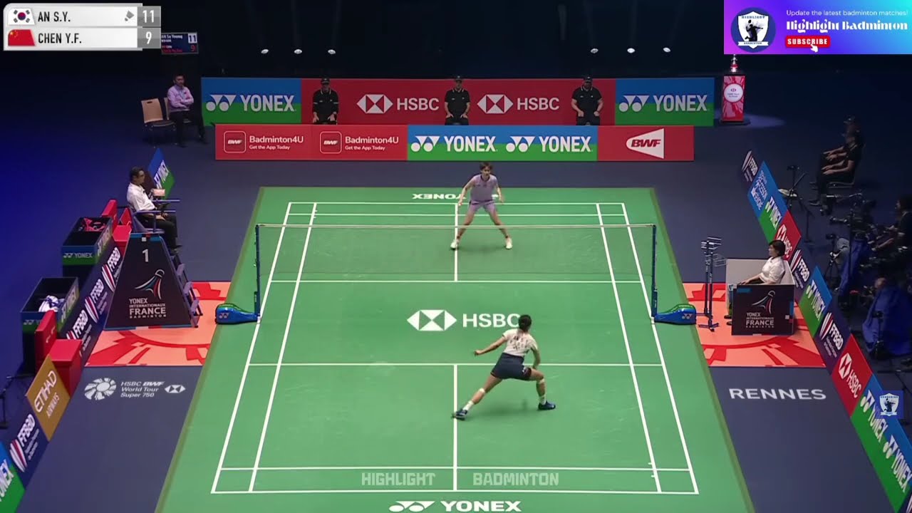 BADMINTON HIGHLIGHT 2025 AN XIYING VS CHEN YUFEI