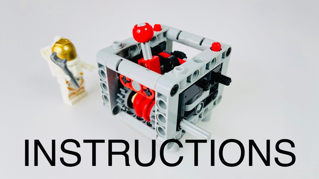 LEGO Technic 4 Speed Gearbox Instructions | Brick Builder KHOA ND