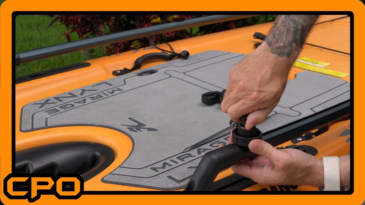 Hobie Lynx H Rail Kit Installation - New Kit with Spacers