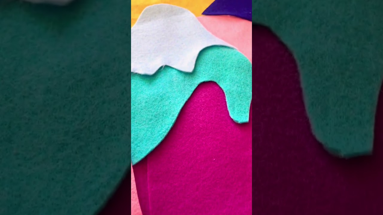 #felt #feltart #color #colour #layers #sewing #art #artist
