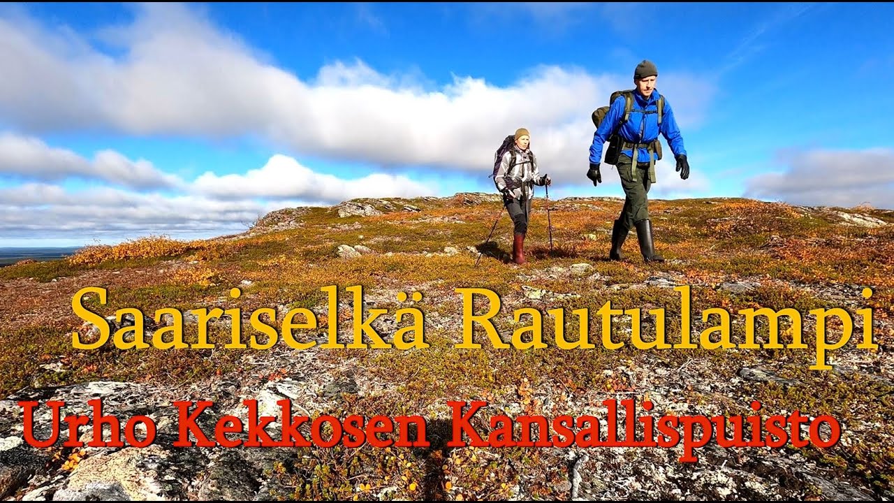 Saariselkä Rautulampi ruskaretki Lapin tuntureille. Urho Kekkosen Kansallispuisto
