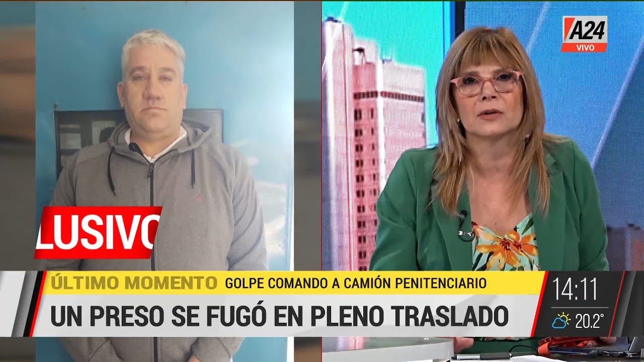 🚨 Fugitivo suelto en Campana: golpe comando a un camión penitenciario