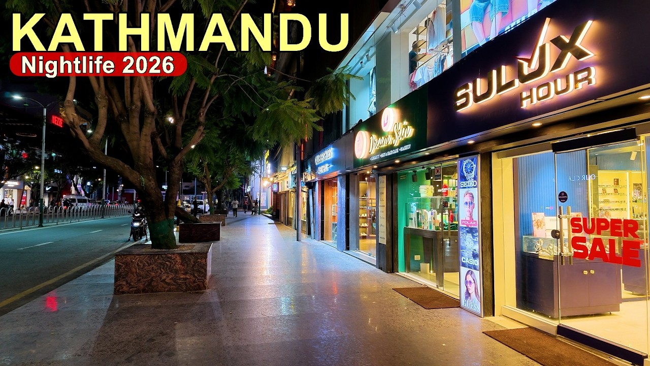 🇳🇵Kathmandu City Nightlife 2026 Night Walk Around Kathmandu's Most Beautiful Streets - 4K Nepal