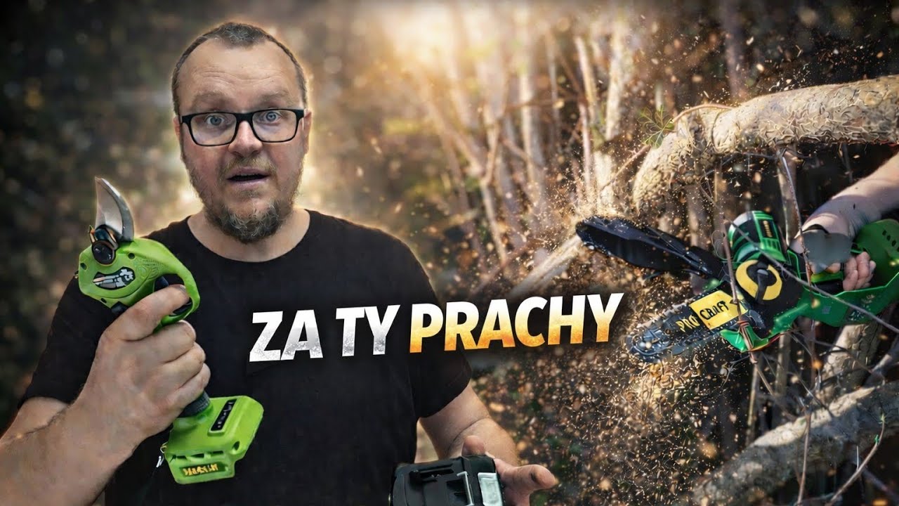 Procraft mini řetězová pila a nůžky – stojí to za ty prachy?