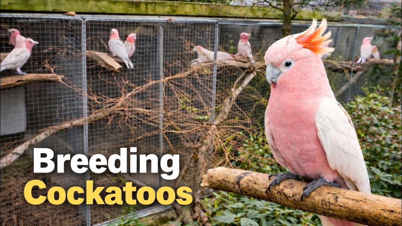 Breeding Galah & Major Mitchell Cockatoos | Visiting a Top Cockatoo Breeder