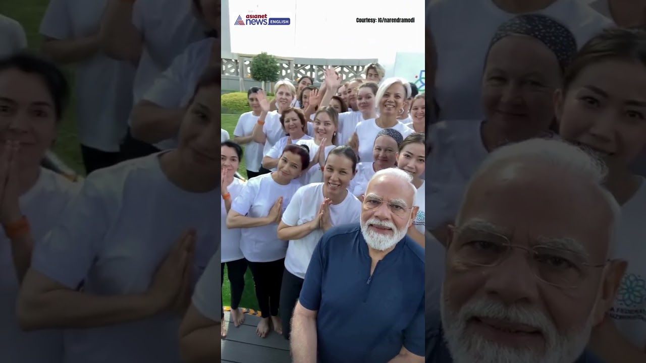 WATCH | PM Modi Does Yoga in Tashkent | India-Uzbekistan Cultural Bond