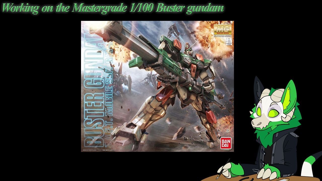 Working on the Mastergrade 1/100 Buster gundam