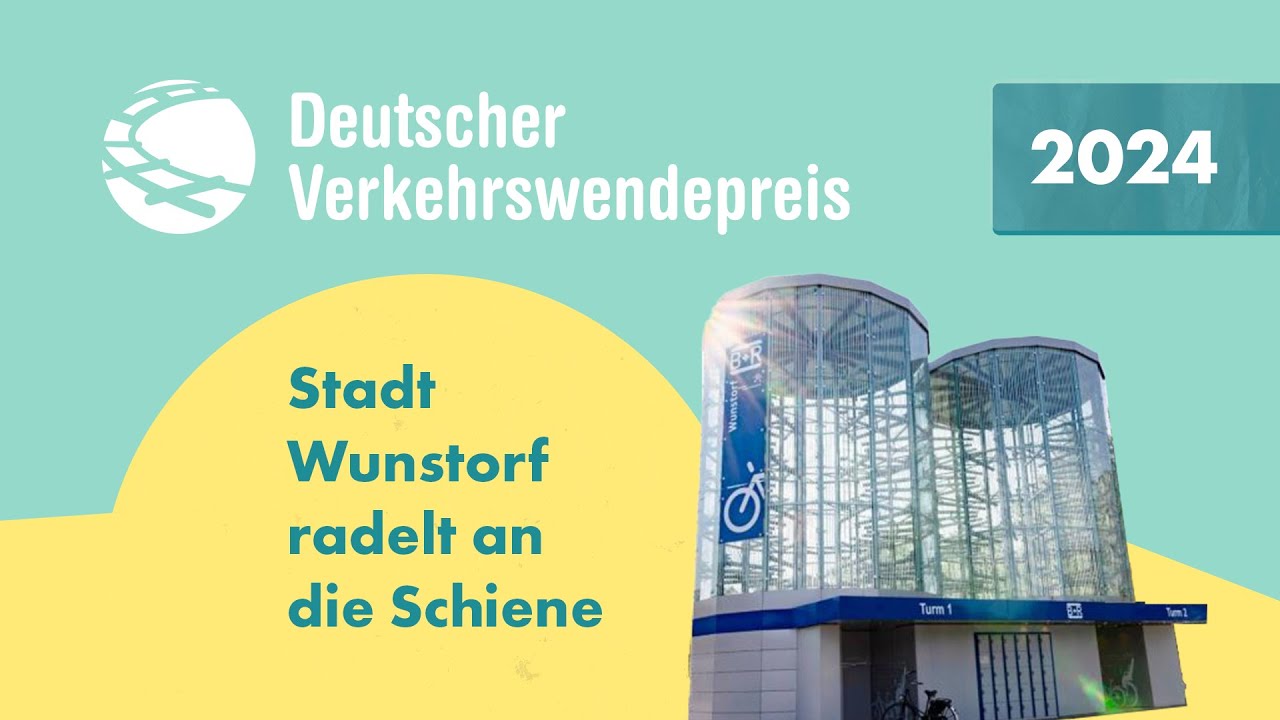 Stadt Wunstorf radelt an die Schiene | Deutscher Verkehrswendepreis 2024