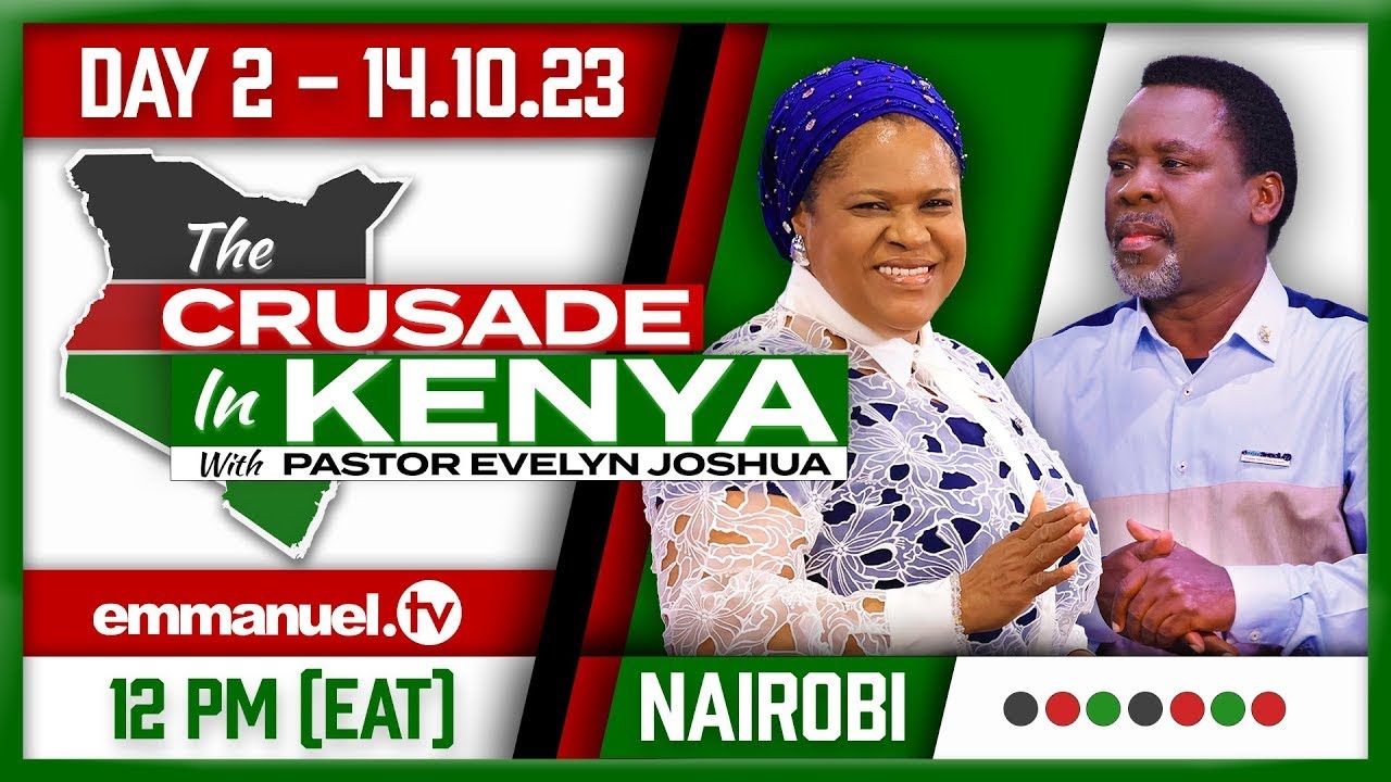 THE CRUSADE IN KENYA WITH PASTOR EVELYN JOSHUA ( T B JOSHUA) | DAY 2 | 14.10.2023