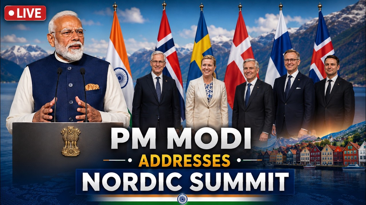 PM Modi In Norway LIVE | PM Modi Discusses Trade, Energy & War At India-Nordic Summit | Modi Live