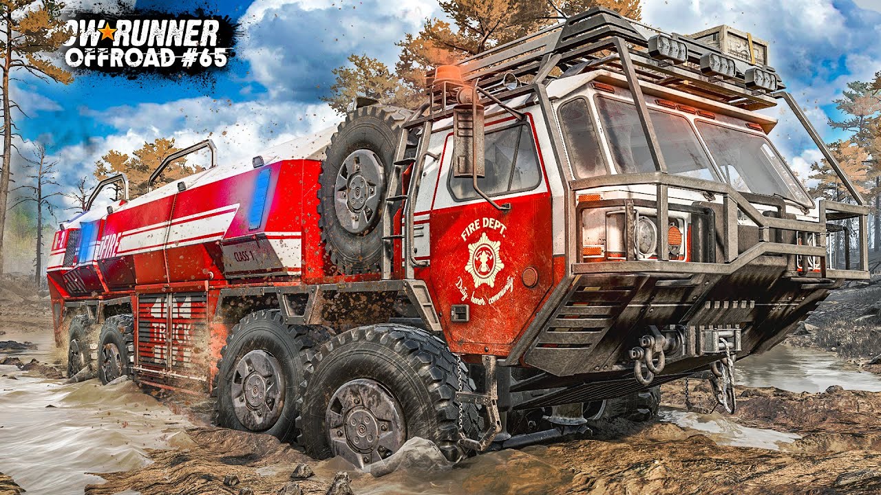SNOWRUNNER #65: Löschwasser für das Waldbrand-Gebiet | OFFROAD Simulation