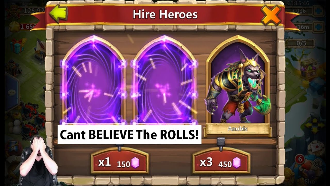 JT's Free 2 Play INSANE Rolls Spend Gems & Win WOW Castle Clash