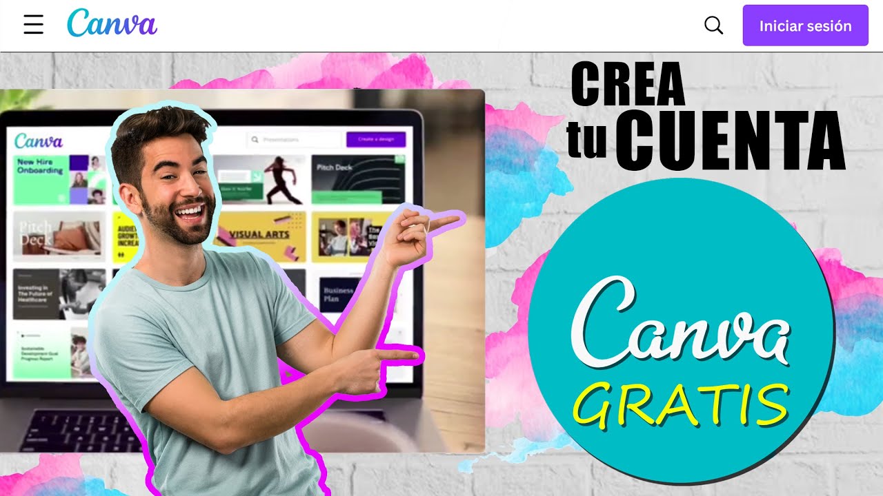 C&oacute;mo CREAR una cuenta de Canva GRATIS | Tutorial paso a paso
