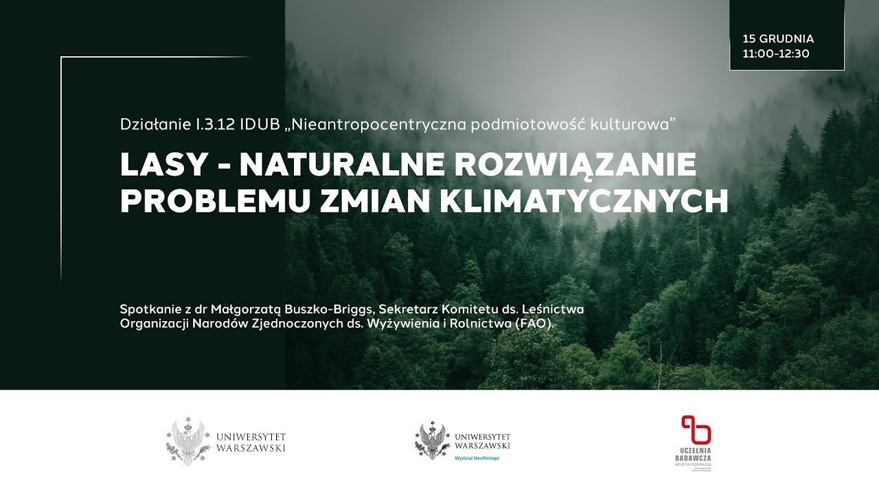 Lasy - naturalne rozwiązanie problemu zmian klimatycznych