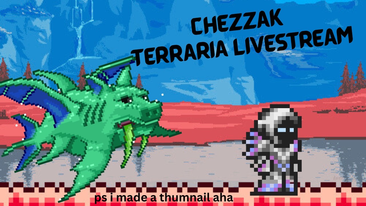 Duke Fishron Is Soo Fast! Terraria 1.4.5 Skyblock