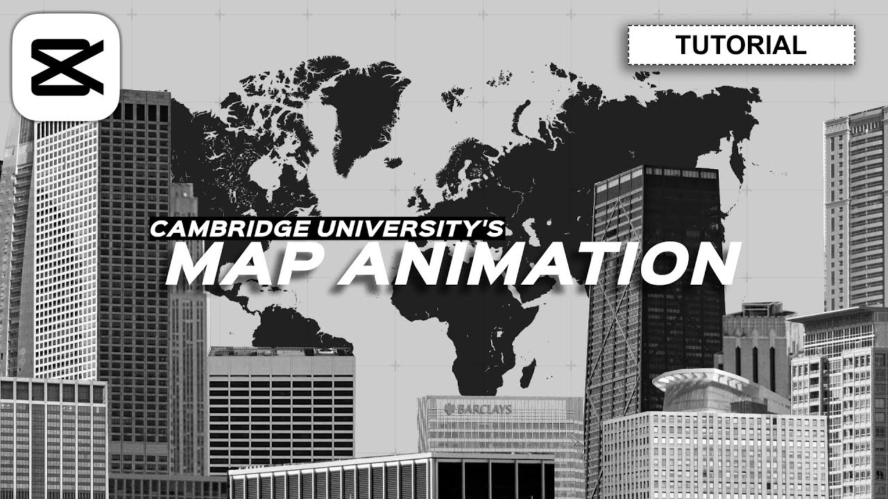 How to make Cambridge University's Map Animation in Capcut
