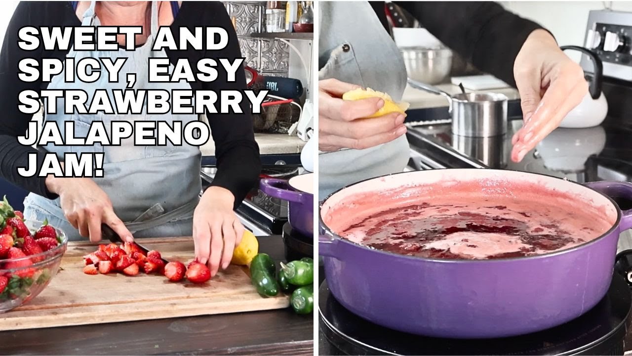 Easy Strawberry Jalapeno Jam Recipe!