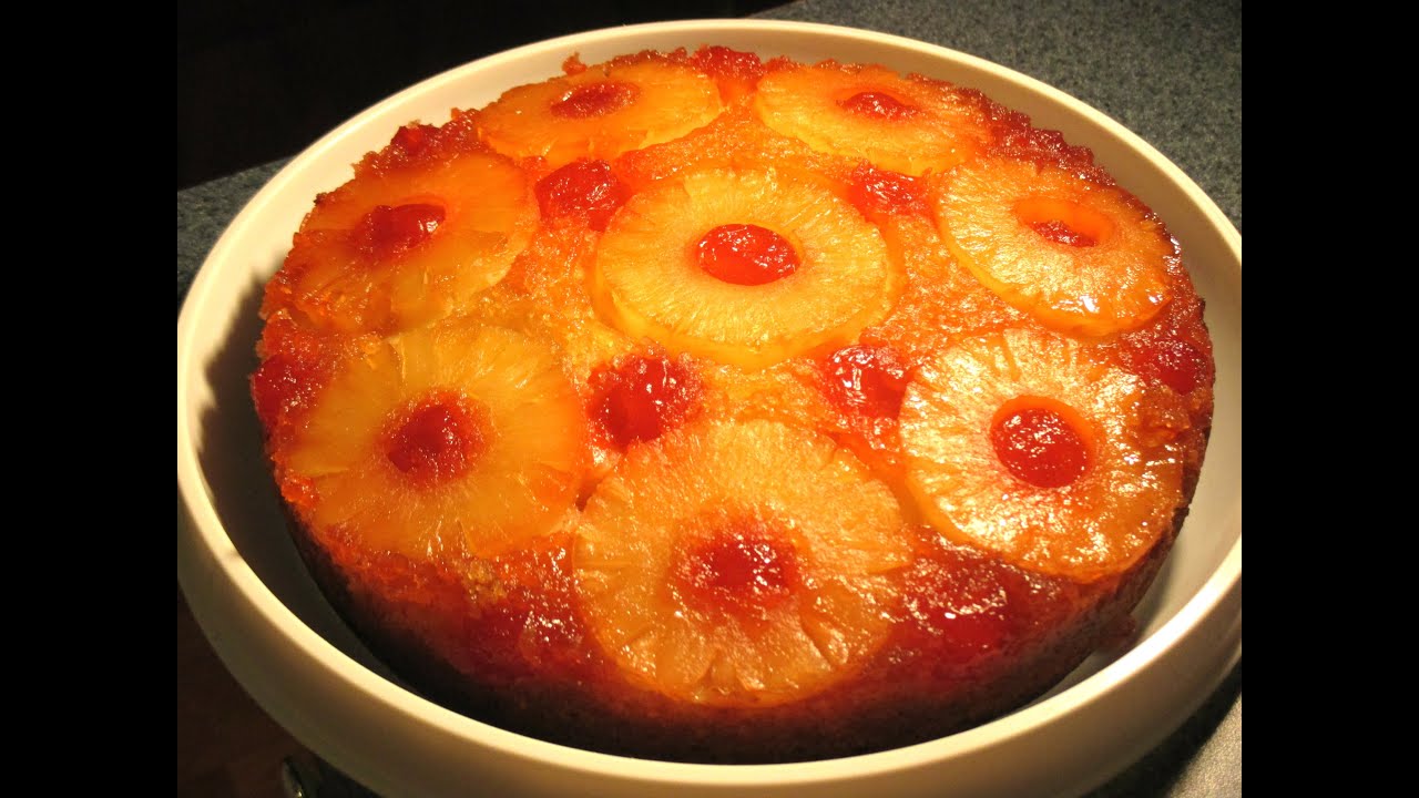 HOW TO MAKE REAL JAMAICAN STYLE PINEAPPLE UPSIDE DOWN CAKE- RECIPE
