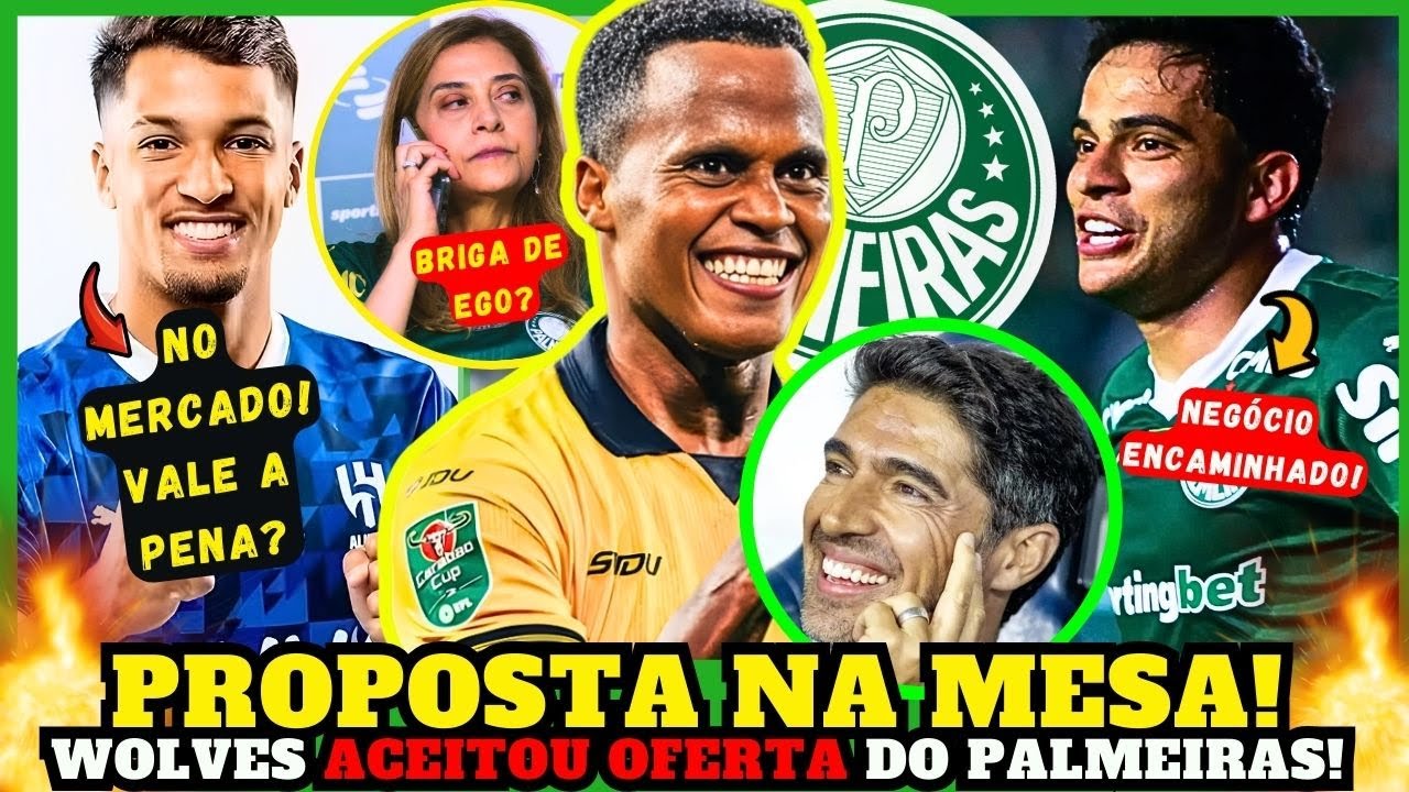 AGORA SIM! 💥 WOLVES ACEITA OFERTA DO PALMEIRAS POR ARIAS! O QUE FALTA AGORA? M. LEONARDO NO MERCADO!