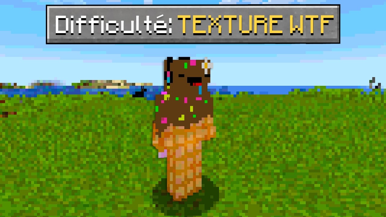 J'ai testé les TEXTURES PACKS les plus CHELOU de Minecraft..