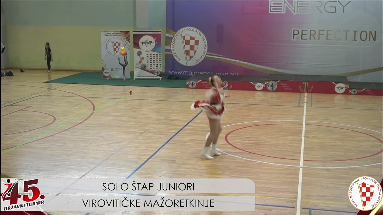 Virovitičke mažoretkinje - juniori solo štap Karla Nađaković