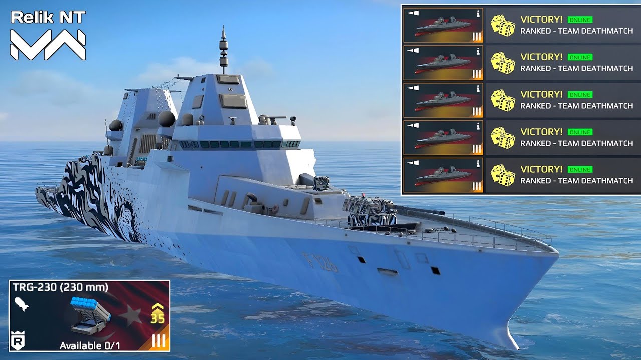 Fgs F126 With TRG-230 | Ranked Mode Gameplay - Modern Warships 