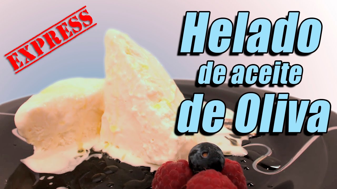 Helado de aceite de oliva, cómo se hace | Te Digo Cómo